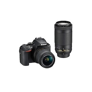 【即日発送】Nikon デジタル一眼レフカメラ D5600 ダブルズームキット ブラック D5600WZBK