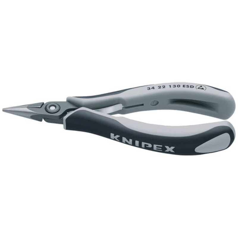 KNIPEX社　ESD精密用プライヤｰ 半丸 135mm画像はイメージです実際の商品とは異なります　3422130ESD