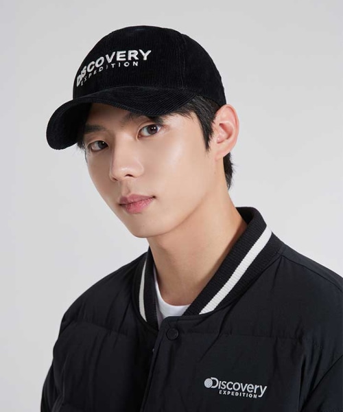 Discovery EXPEDITION Corduroy ball cap BLACK DXCP5504N-B 16
