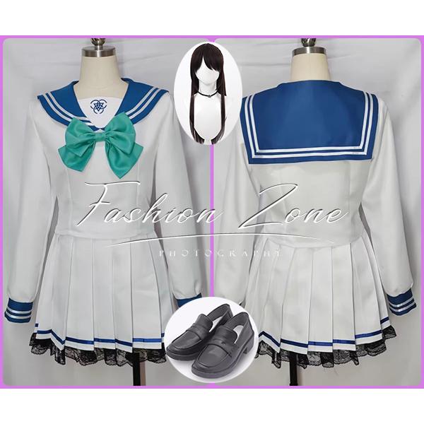 激安販売!ブルーアーカイブ Blue Archive 風 栗村アイリ 服 コスプレ衣装 ウィッグ 靴 cosplay ハロウィン 演出服 変装