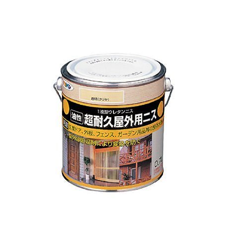 （まとめ買い）油性超耐久屋外用ニス 0.7L 透明（クリヤ） [x3缶セット]