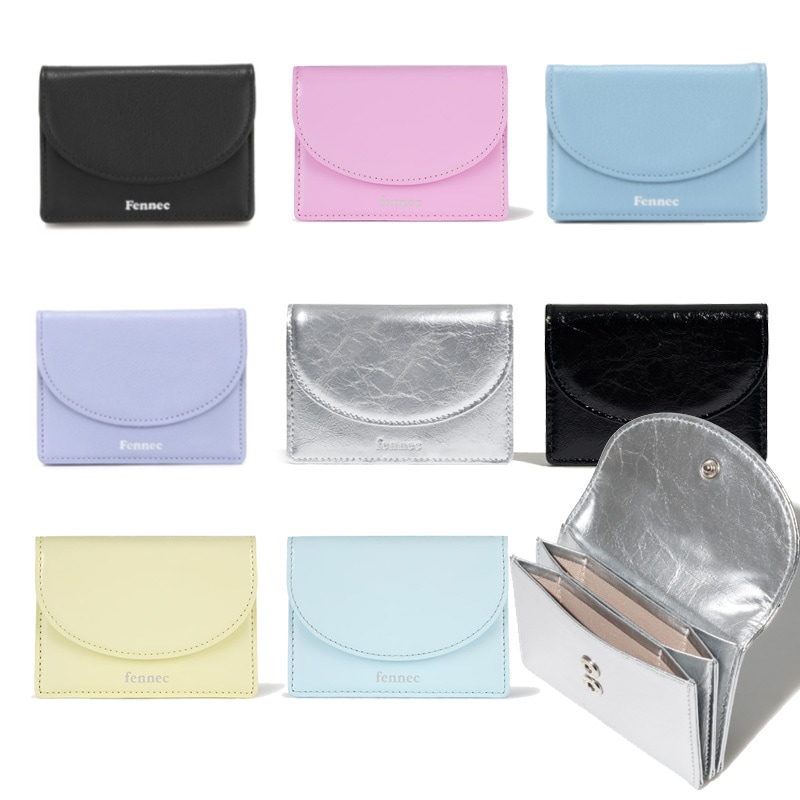 [ HALFMOON ACCORDION POCKET ] // 15 COLOR/ 牛革 / 二つ折り財布