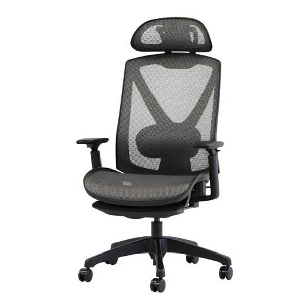 Netforce DF-1H-W-GY ローズグレー ダイナミクスフィットチェア ヘッドレスト付き ハンガーなし メーカー直送