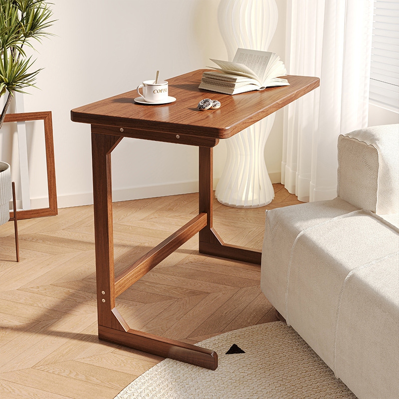 可移动床边小桌子木腿卧室家用简易小学生学习写字书桌沙发边桌