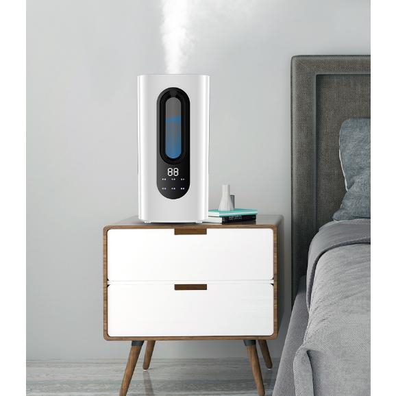 3.5L 加湿器 除菌 湿度調節 床置き 事務所 オフィス 部屋 タイマー 上から注水 お手入れ簡単 加湿フィルター