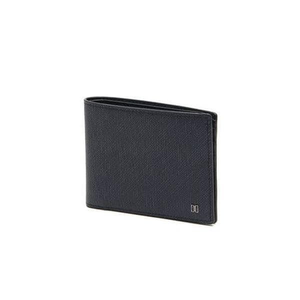 [JOSEPH] ブラックレザー DDロゴ クラシック二つ折り財布 DBWA0E325