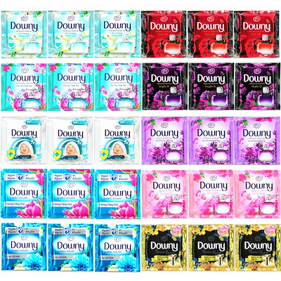 ダウニー 柔軟剤 お試しセット 10種類30袋入 アジア...のサムネイル