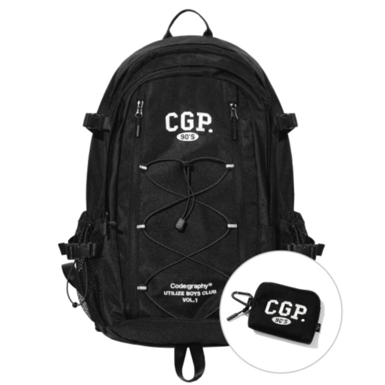 アーチ ロゴ バックパック_ブラック