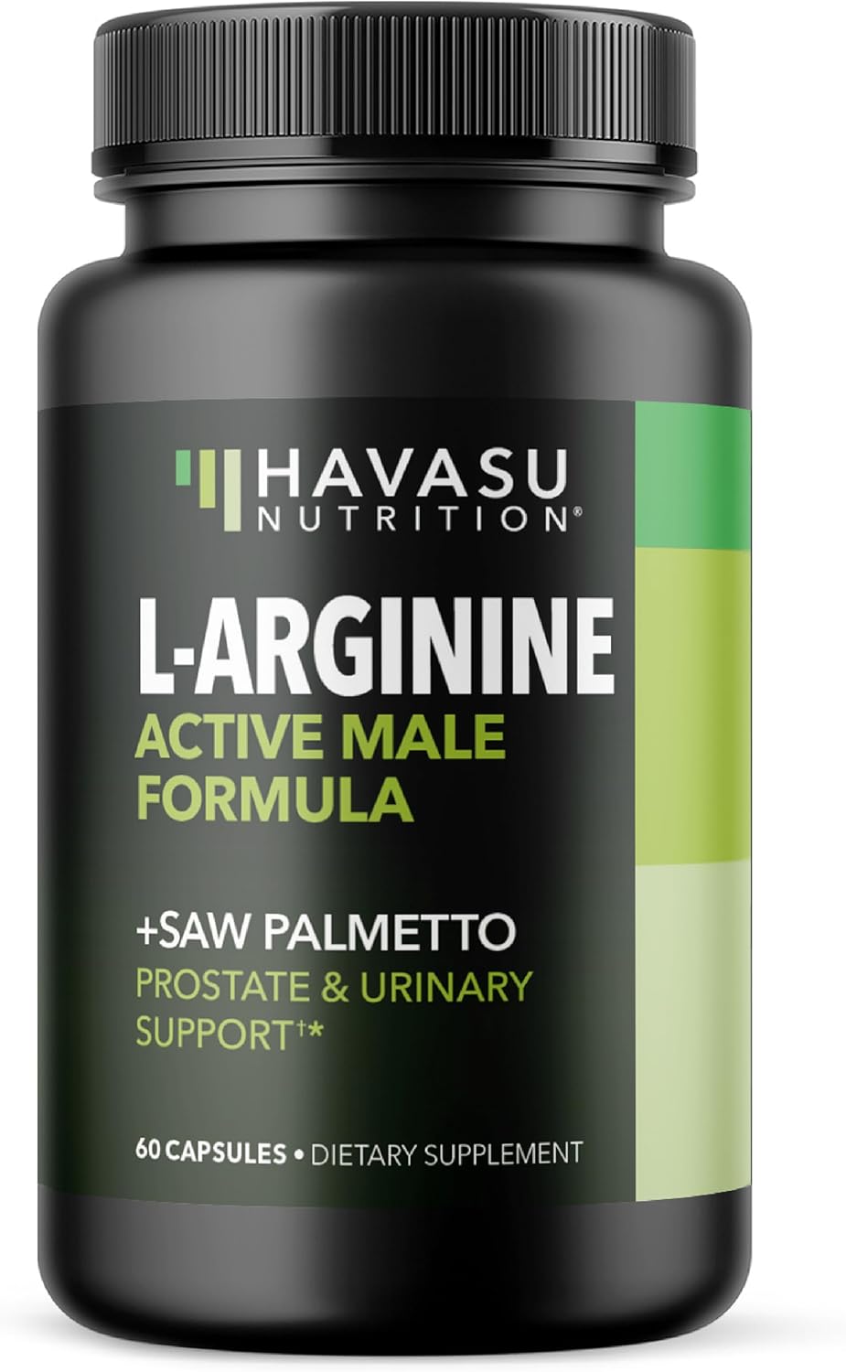 HAVASU NUTRITION L-Arginine 500mg and Saw Palmetto 500mg 60 Count 1 Month Supply