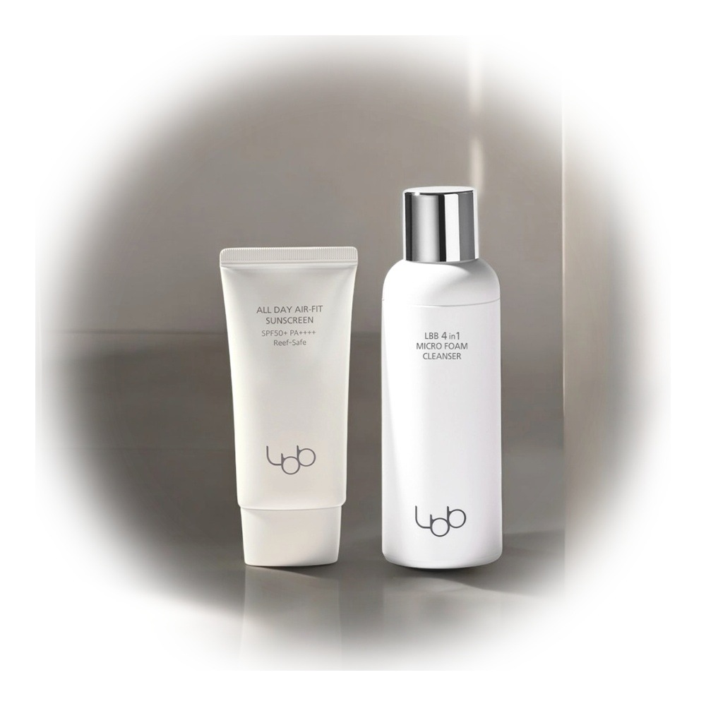 水分鎮静 日焼け止め 50ml＋クレンザー100ml 2点セット [UVカット+保湿+すっきり洗浄]