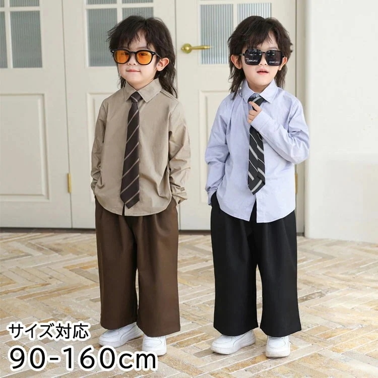 シャツ おそろい 初節句 スーツ 子供服 入園式 フォーマル スーツ フォーマル 上下セット 入学式 スーツ ベビー リングボーイ用 キッズ カジュアルスーツ 卒業式 男の子 七五三 ネクタイ ズボン