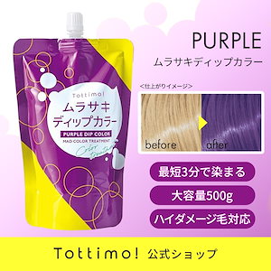 Tottimo! ディップカラームラサキ / カラートリートメント / 500g / カラーバター