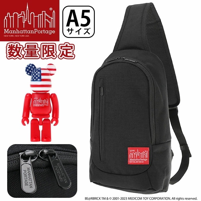 ボディバッグ 限定 BE＠RBRICK ベアブリック ボディーバッグ メンズ レディース 散歩 A5 Little Italy Crossbody Bag w MP1927BE@RBRICK23