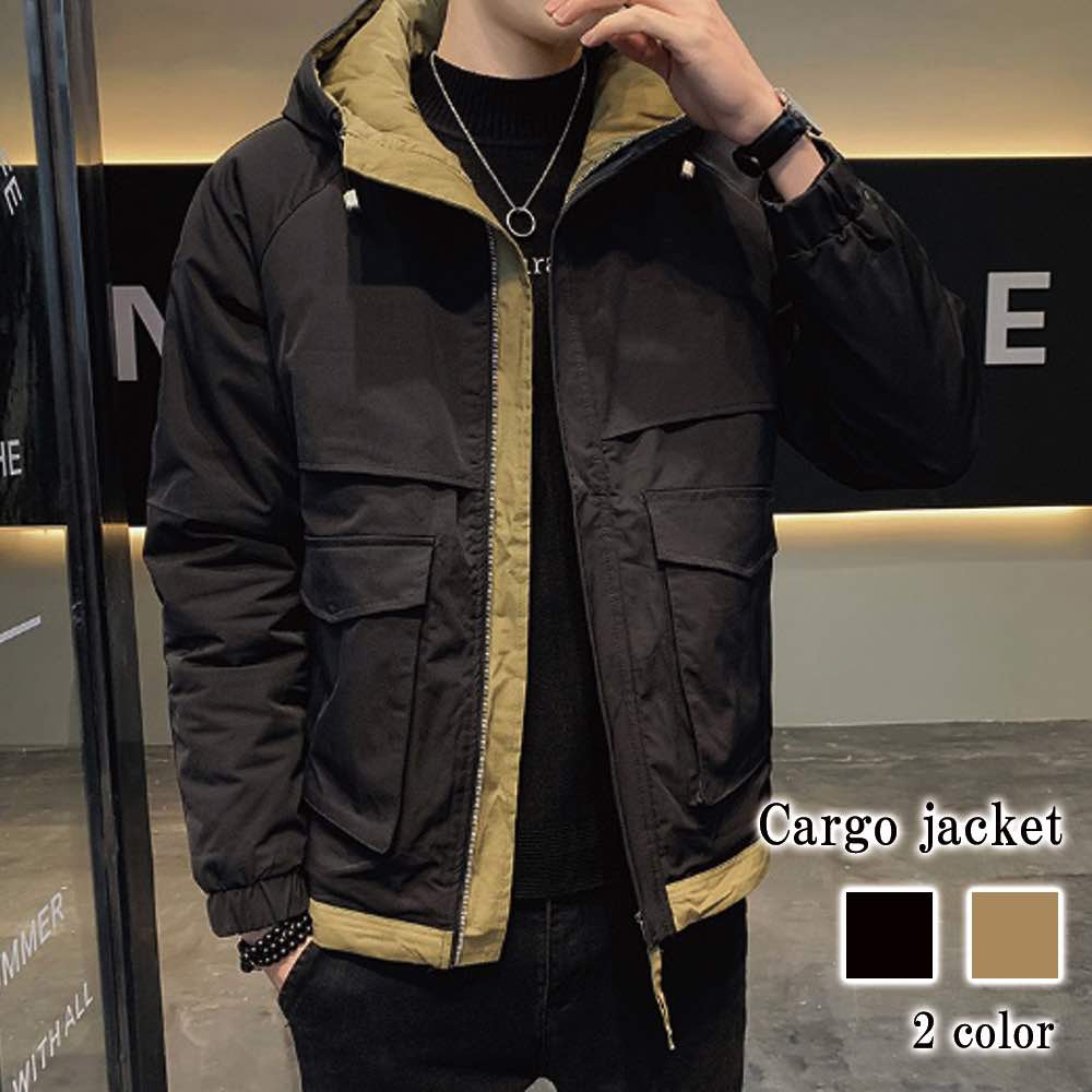 ブルゾン メンズ カーゴジャケット かっこいい 防寒 ジャケット おすすめ パーカー シニア 大きいサイズ ゴルフ ボア マウンテン 秋 中綿 冬 コーデ 作業着 ブランド ビジネス きれいめ ジャン 6,666円