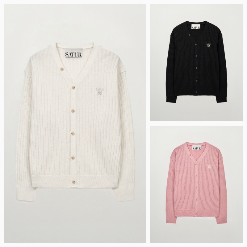 【SATUR】 26SS FARO LINEN CARDIGAN : 4COLORS