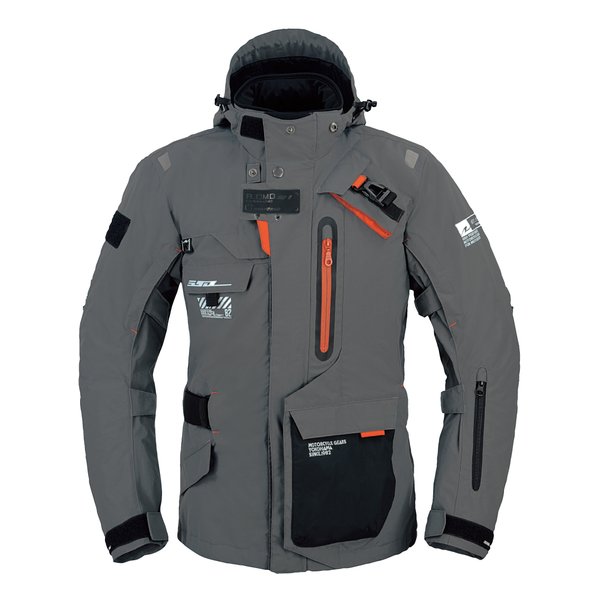 バイク用 ウォーターシールドコマンドジャケット グレー/BLサイズ RR7252GYB3
