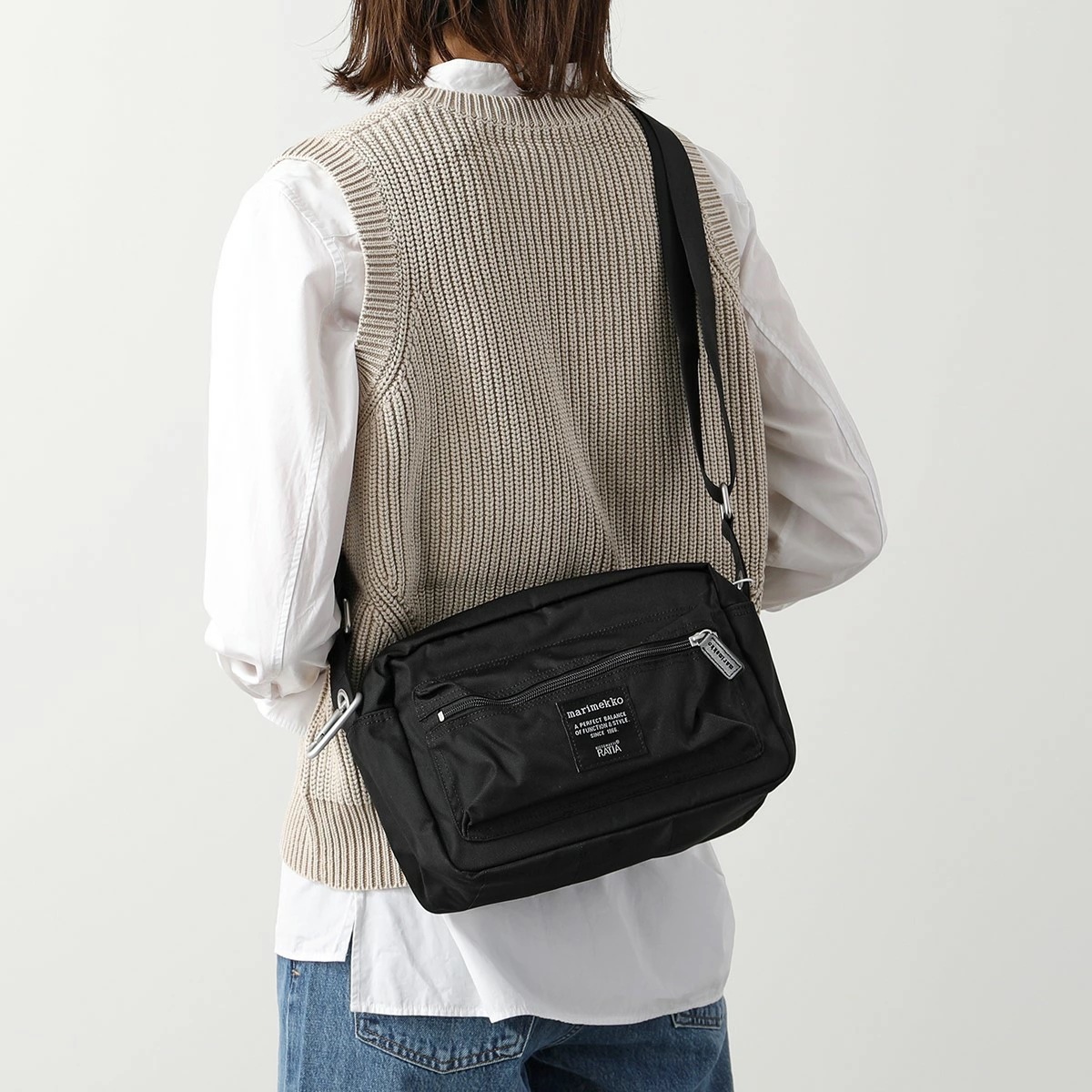 marimekko マリメッコ ショルダーバッグ Roadie マイシングス MY THINGS 047241 92519 レディース ナイロン ポーチ ポシェット 鞄 999