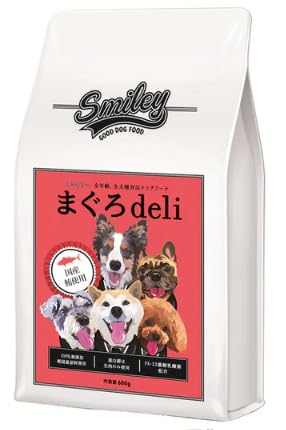 【国産ドッグフード】 無添加 安全 smiley (スマイリー) まぐろ deli 1.5 (500g×3)