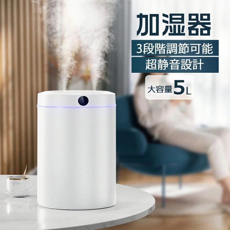 加湿器 卓上 usb 乾燥対策 花粉対策 加湿器 卓上 オフィス 車載 携帯 静音 小型 寝室にも おしゃれ ディフューザー 空気洗浄機 次亜塩素酸水対応で 除菌 消臭 US