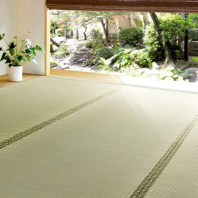 ラグマット 8畳 364×364 36間 夏 い草 畳マット