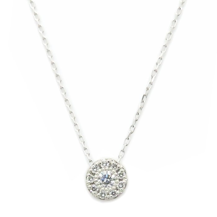 センプレコレクション ネックレス ダイヤモンド0.06ct Pt850xPt999 レディース/294996【中古】