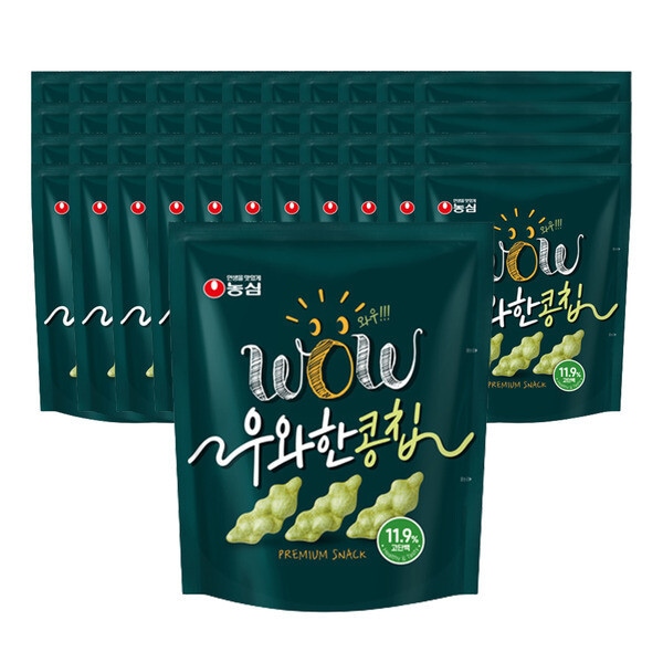 農心 優雅な豆チップ 42g 48個