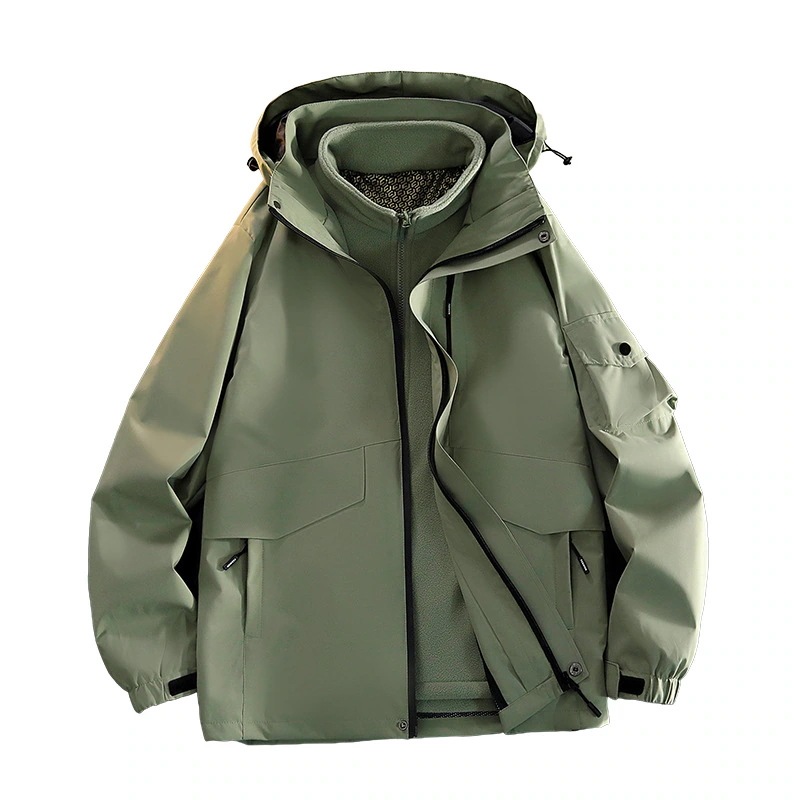 新作メンズ・レディースアウトドアジャケット防水・防風・耐油の3つの機能を備え登山に最適です(23618)