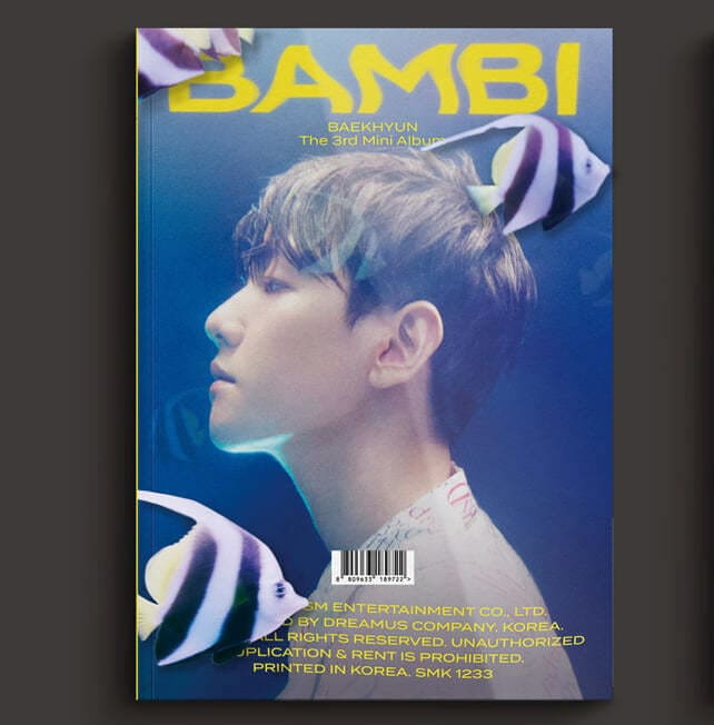 (未開封新製品) （CD）ペクヒョンBAEK HYUNミニアルバム3集Bambi Photo Book Bambi ver