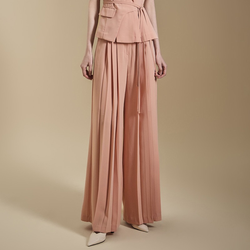 P3140 プリーツ スラックス