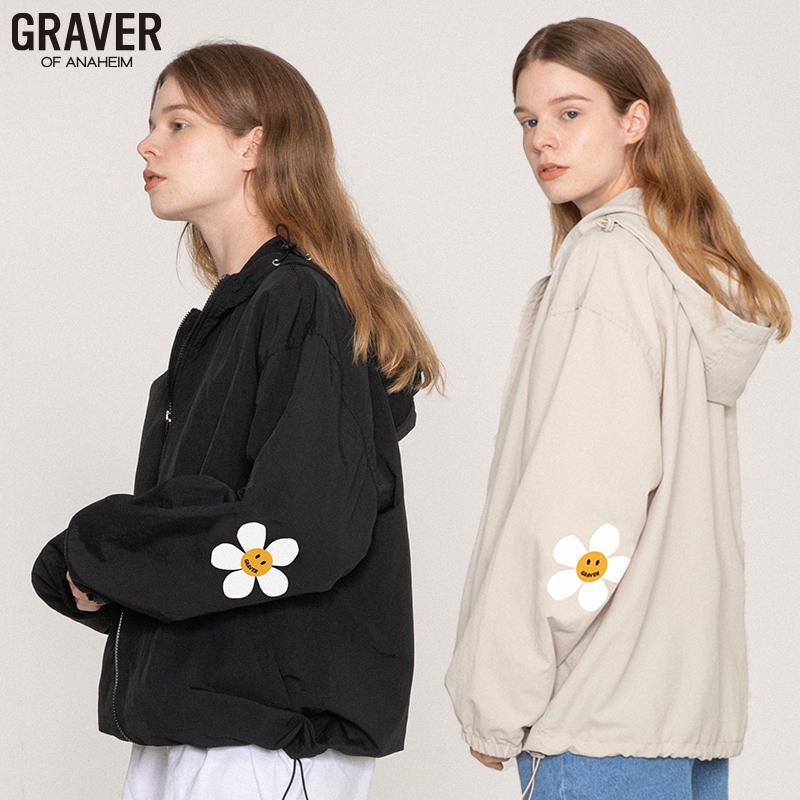 [UNISEX]エルボ フラワードット ウインドブレーカー_2color 7,802円