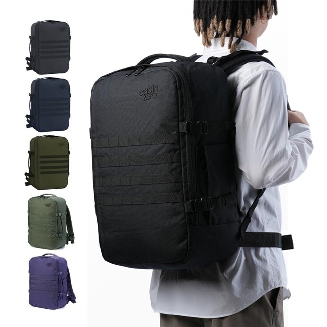 リュック 44L 大容量 機内持ち込み バックパック フルオープン チェストベルト付き ウエストハーネス 通勤 通学 丈夫