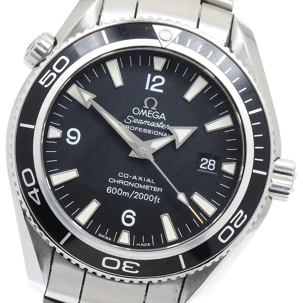オメガ OMEGA 2201.50 シーマスター プラネットオーシャン 600M デイト 自動巻き メンズ _891475【中古】 220,800円