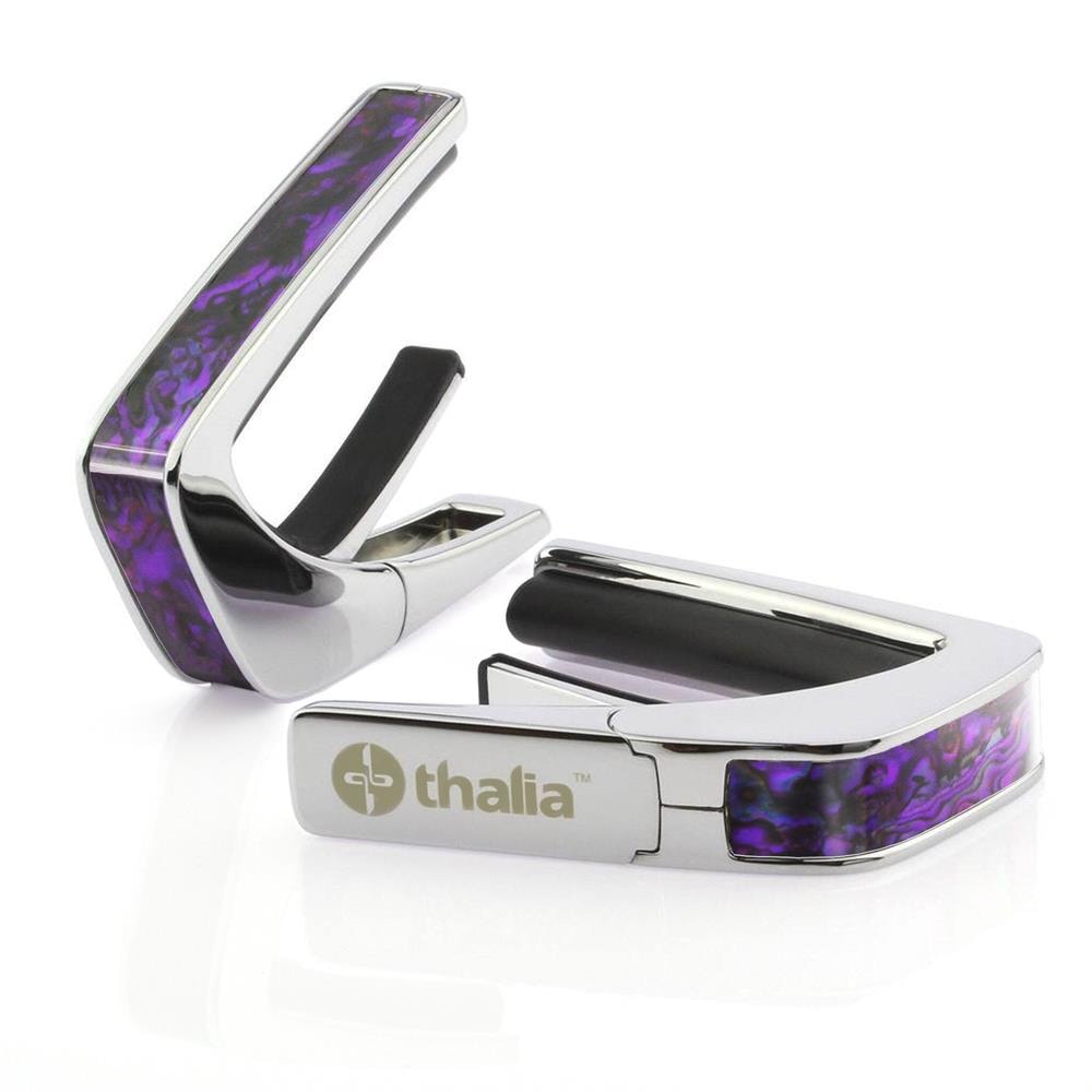 Thalia Capos ギターカポ クローム仕上げ TH-CC200-PP Purple Paua Exotic Shell アメリカ製【並行輸入】