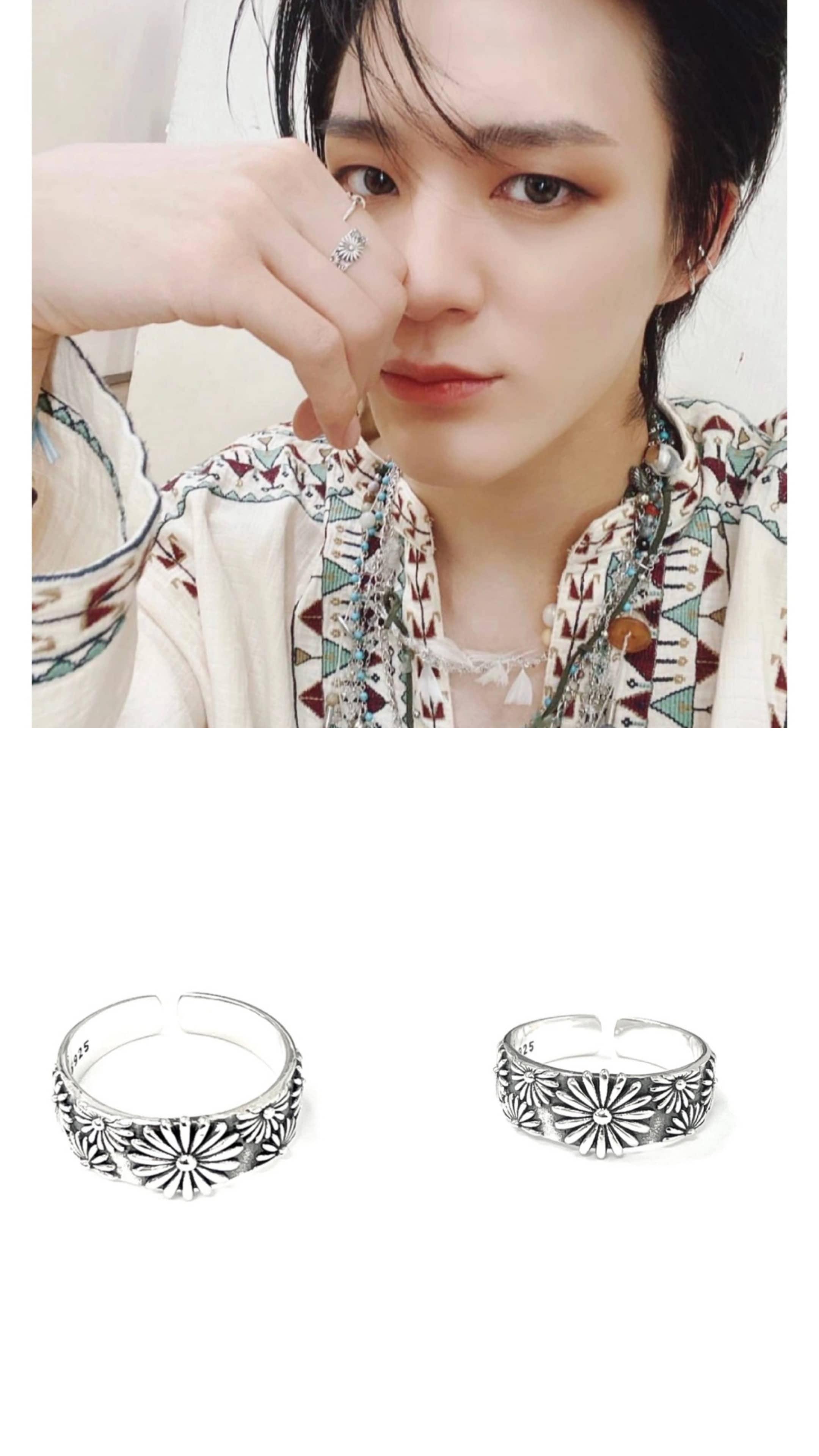 Wondering youth/NCT JENO wear/Daisy Garden Ring