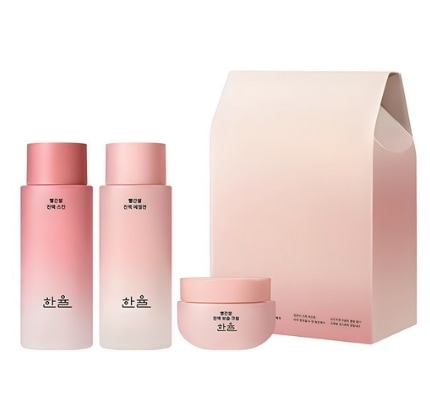 赤ミ抽出物 保湿・弾力 基礎化粧品 3点セット（スキン 100ml + エマルジョン 100ml + クリーム 20ml）
