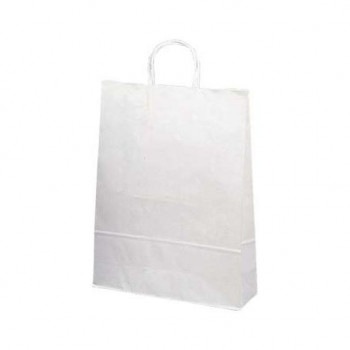 タカ印 手提げ袋 白無地 320×110×420 50P 50-5300 50枚