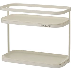 (12個セット) 調味料ラック スパイスラック 幅23.5cm レギュラー ホワイト 底面すべり止め付き リベラリスタ キッチン 台所
