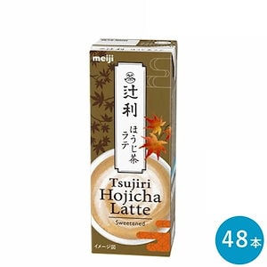 辻利 ほうじ茶ラテ 200ml 48本 セット 紙パック ジュース まとめ買い