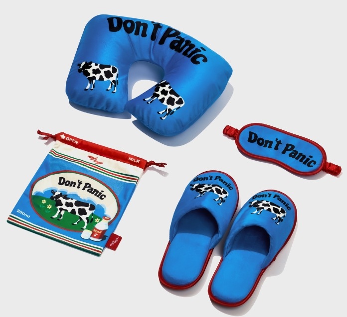 【ウィグウィグル】機内用ポータブルネックピロートラベルSET - Dont Panic 5,061円
