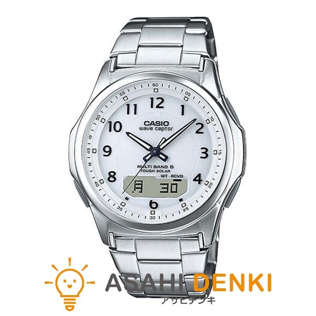 腕時計・時計 カシオ WVA-M630D-7AJF 自分でバンド調整可 ペアウォッチ セット CASIO ウェーブセプター ソーラー電波時計 レディース