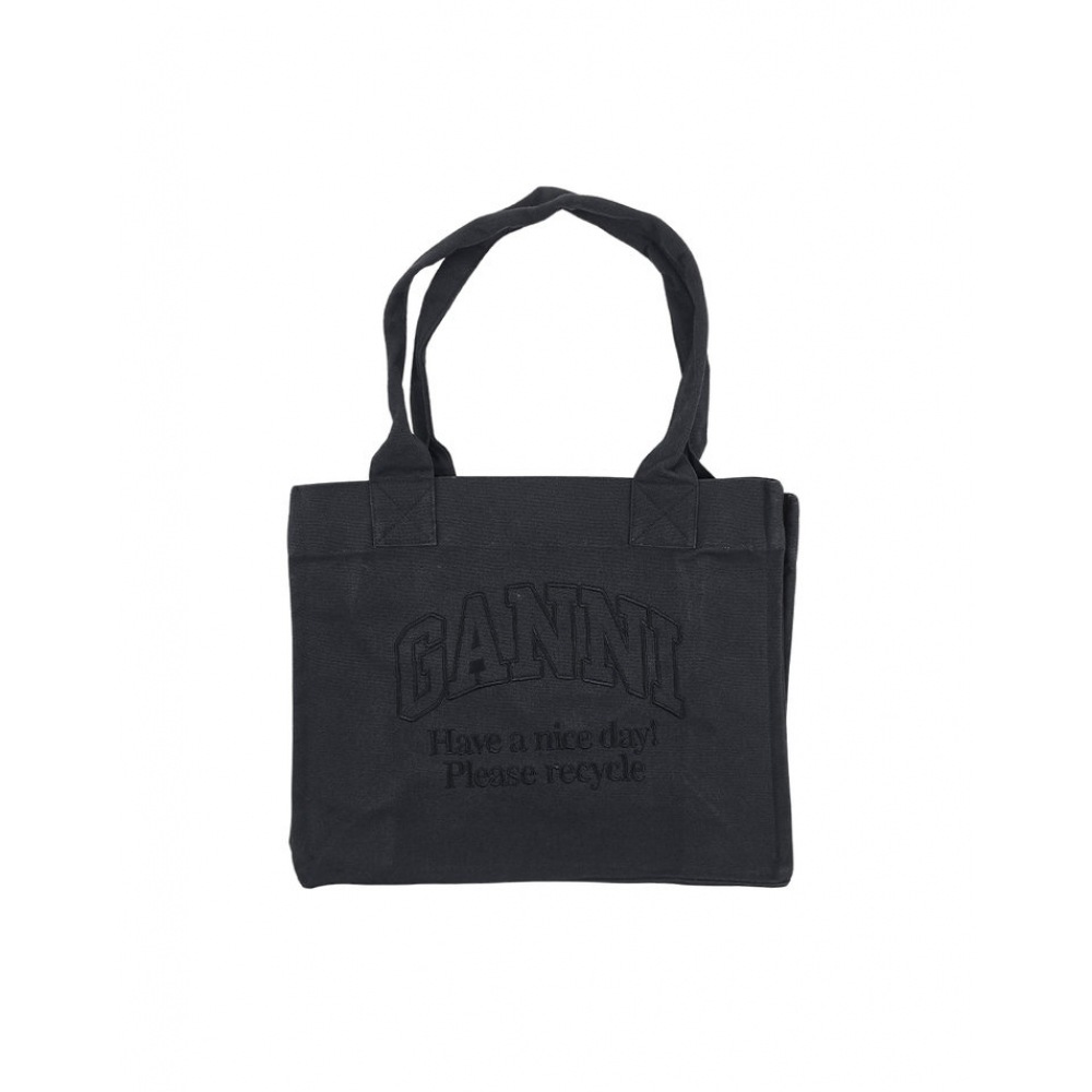 ガニ キャンバス ロゴ刺繍 ラージ トートバッグ A5577 252