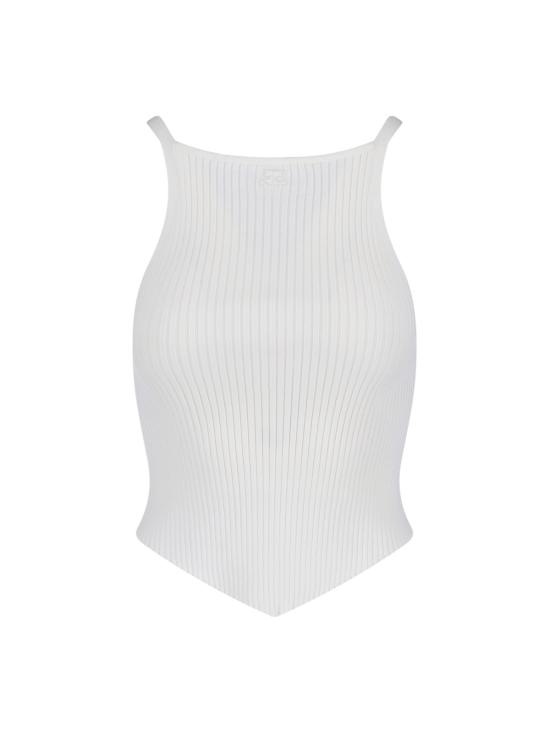 COURREGES Women Tunic Tops 123MTO042FI0001 White