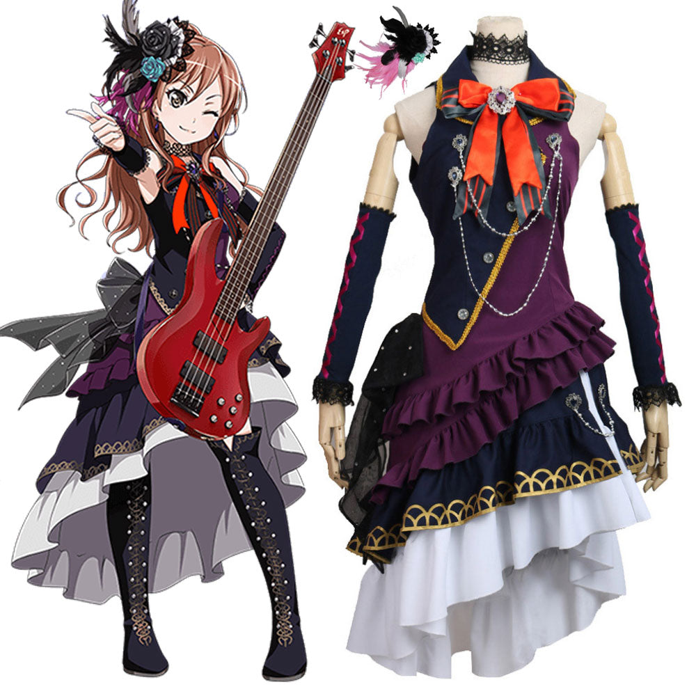 アニメbangの夢!! バンドリ！今井 リサ 学園祭 まや コスプレ衣装 ハロウイーン衣装