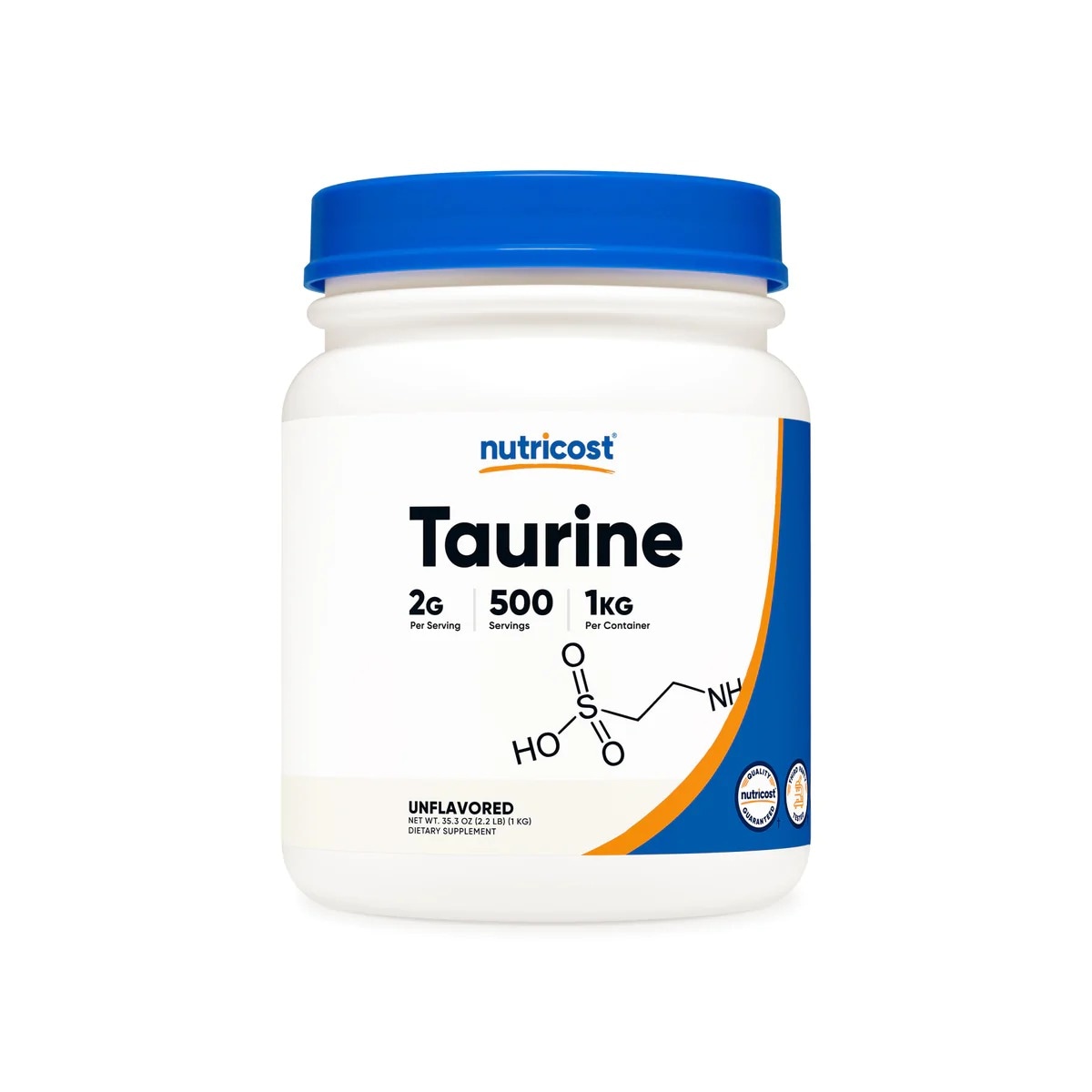 [USA] Nutricost ニュートリコスト Taurine Powder 無味 (1 KG)