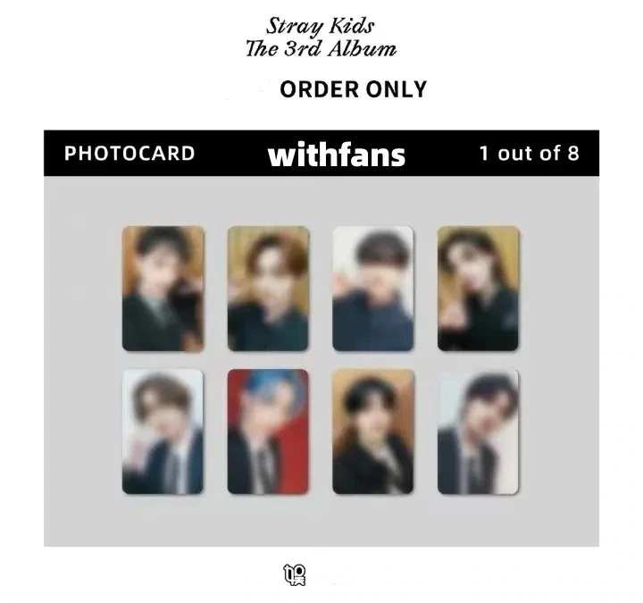 STRAYKIDS 5-Star WITHFANS special　特典　トレカ 公式 メンバー選択　WITHFANS special 特典　YZYトレカ