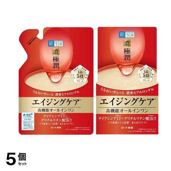 極潤 ハリパーフェクトゲル 詰め替え 80g (& 本体 100g セット) 5個セット 10,688円