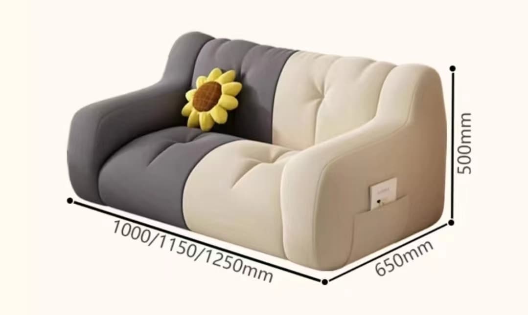 賃貸アパートの狭い部屋用のインスタ映えする人気の怠け者ソファ畳スタイルで寝室の床に置いてくつろげるマメ袋ソファ