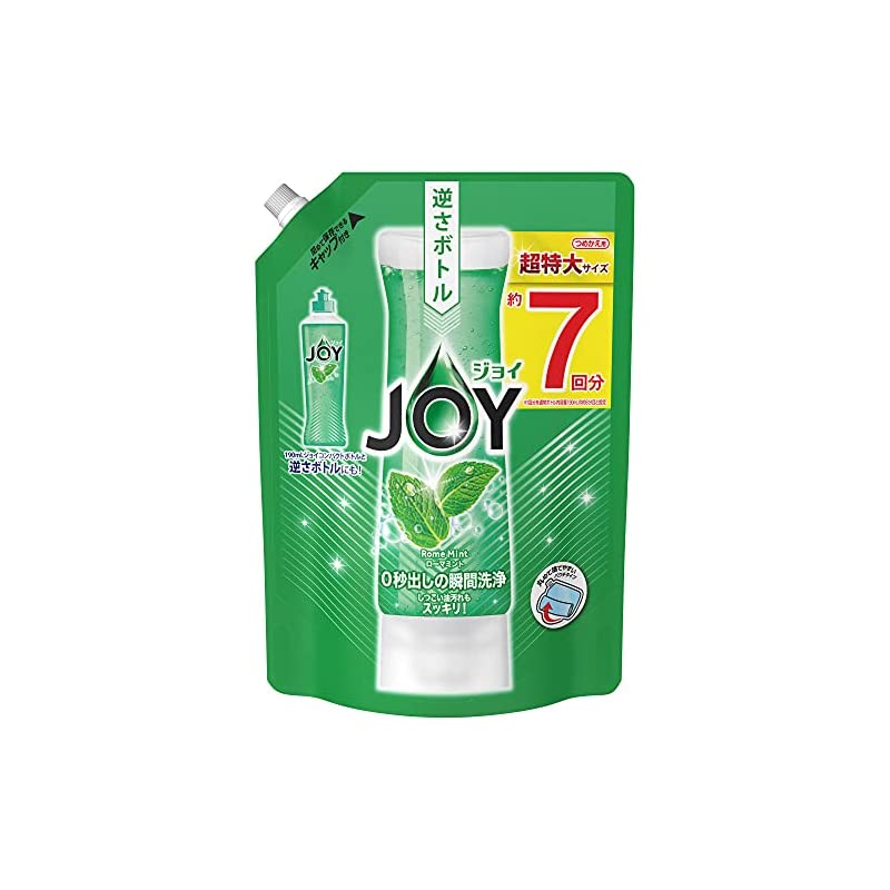 ジョイ コンパクト 食器用洗剤 ローマミントの香り 詰め替え 大容量 1,065ml (x ) 1 個 ミント