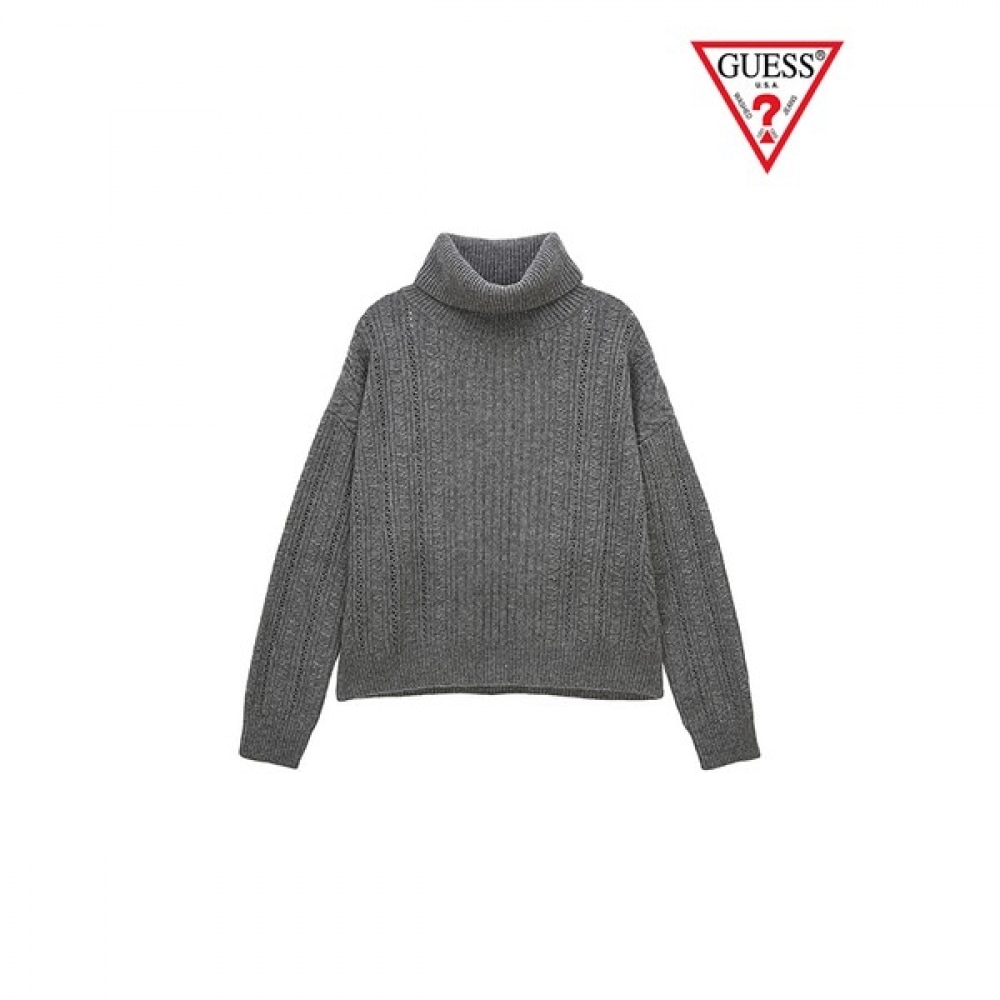 (GUESS) W2BR46Z2WJ0 タートルネックケーブルロングスリーブセーター YM4S1603