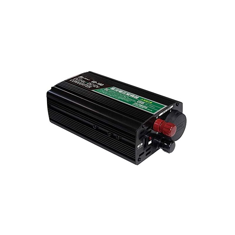 メルテック 車載用 DCDCコンバーター デコデコ 3way(USB&アクセサリーソケット&陸式ターミナル) DC24V ソケット1口15AUSB1口1A 配線タイプ Meltec ED-160